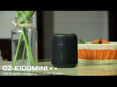 Ozzie 10W Output Trolley IPX7 Porta-vozes Bluetooth à prova d'água com luzes RGB
