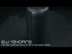 Alto-falante sem fio de LED premium 12W IPX7 à prova d'água com função TWS