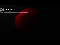 Mini alto-falante externo, alto-falante Bluetooth de 3,7V 800mAh com radiador de baixo