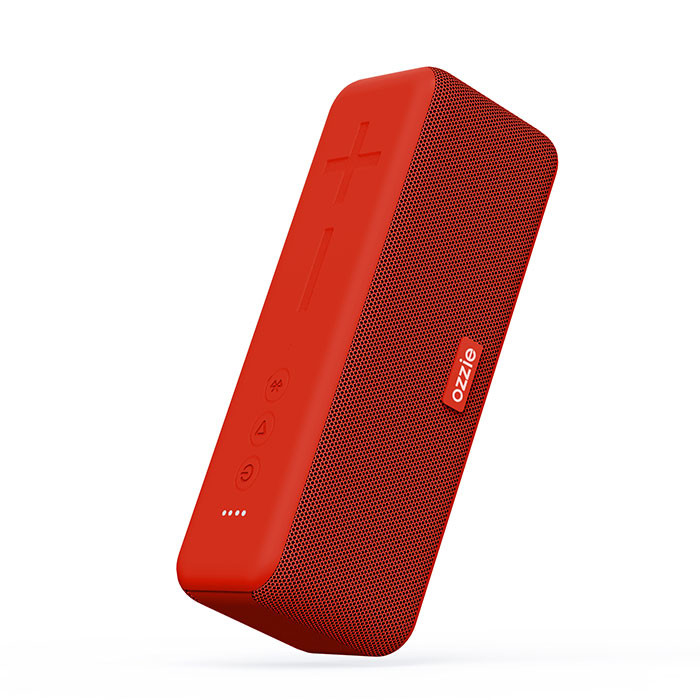 Red Tipo C Outdoor Bluetooth Speaker System Wireless 640g Mp3 Wav Ape Flac Format de Música