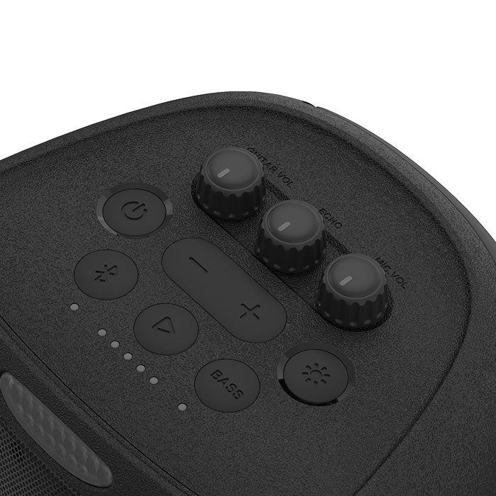 Alto-falante portátil para festas ao ar livre à prova d'água IPX4 de 80 W com graves extra profundos