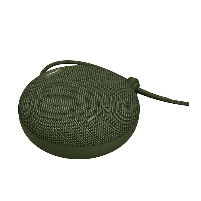 C200 cor verde alto-falante impermeável sem fio IPX7 plástico ABS e tecidos