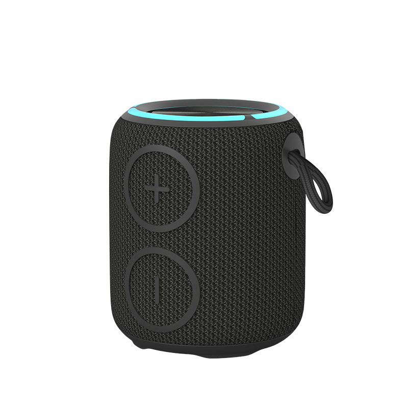 Alto-falante portátil sem fio TWS Bluetooth IPX7 com luzes LED RGB coloridas