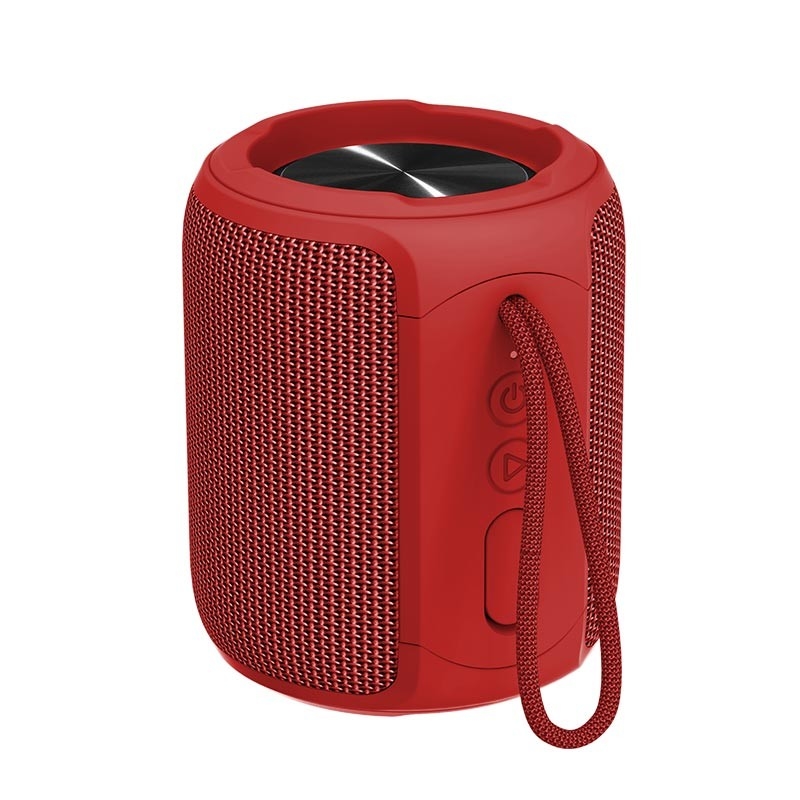 Red Tws Função Bluetooth Porta-vozes externos à prova d'água Ipx7 Aux Suporte para Patio