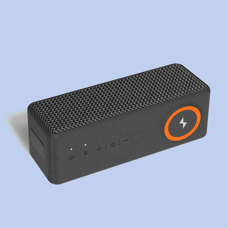 7.5W Saída Carregador sem fio Suporte de alto-falante MP3/WMA/WAV/APE/FLAC Formato