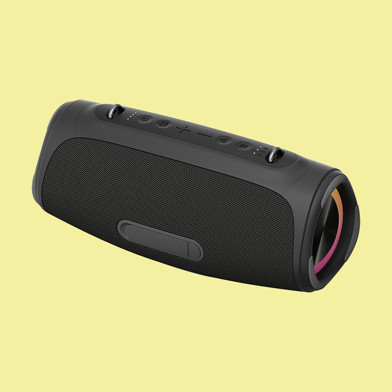 Alto-falante portátil para festas ao ar livre com função de disco USB e resposta de frequência de 20Hz-20KHz