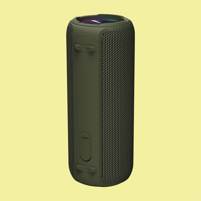 5V 2A 30W Powerful Bass LED Light Bluetooth Speaker com cartão SD AUX IN