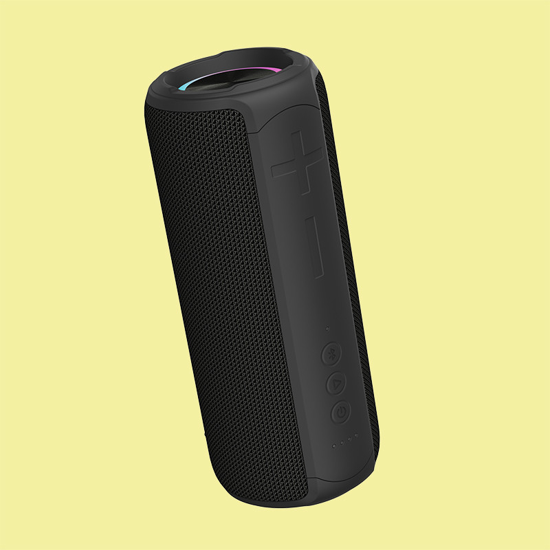 10W * 2 Bluetooth sem fio alto-falante com 4-10 horas de reprodução V5.3 modos de reprodução Bluetooth / SD / AUX TPU ABS Design