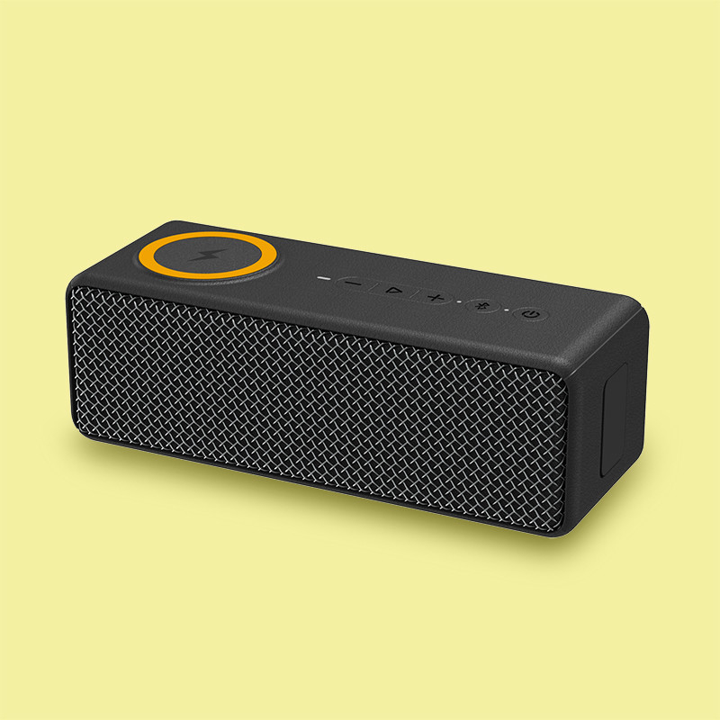 10m Long Wireless Charging Bluetooth Speaker 10-15W Carregador sem fio Speaker 4-12H Tempo de jogo