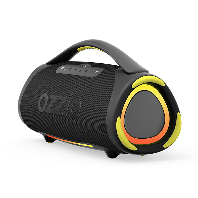 Ozzie Bluetooth alto-falante recarregável com Bluetooth 5.3 100-300W Potência e bateria de 10,8V/7500mAh para uso exterior e interior