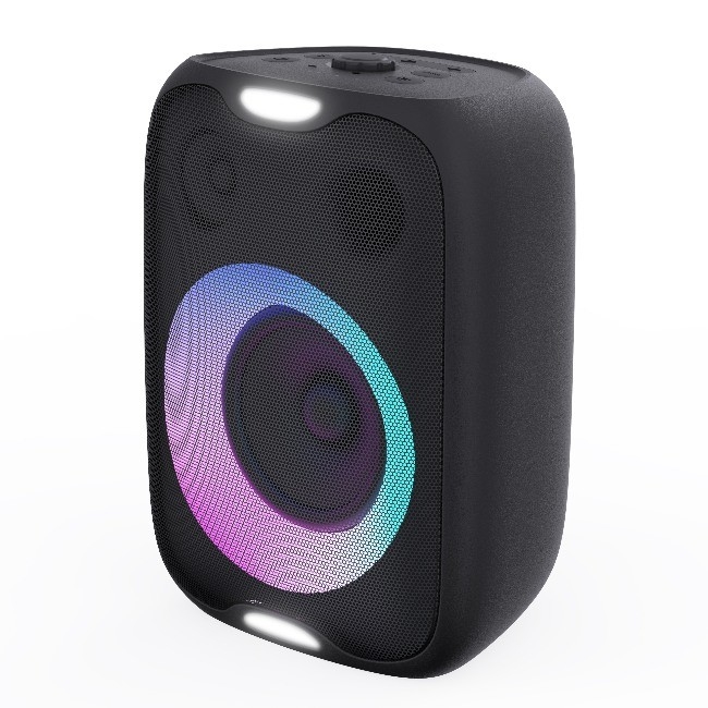 Alto-falante para festas ao ar livre OZZIE P5 TWS Bluetooth com luz LED 7,4 V 2500 mAh