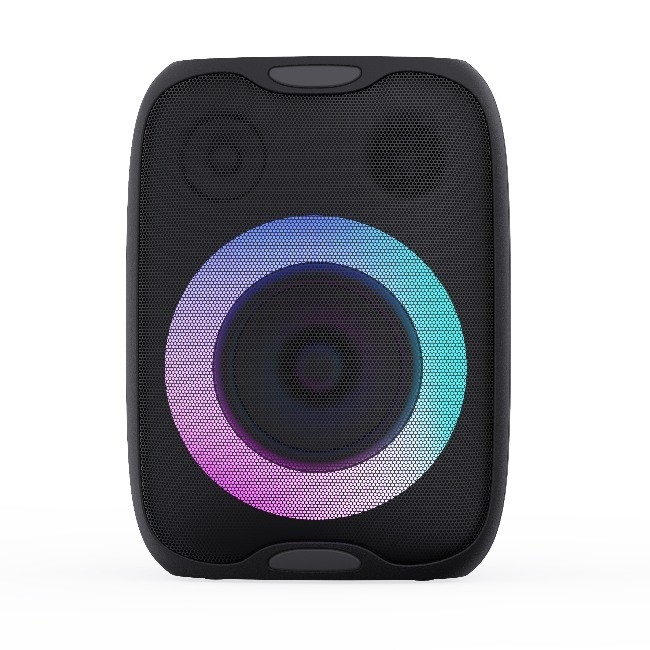 Alto-falante para festas ao ar livre OZZIE P5 TWS Bluetooth com luz LED 7,4 V 2500 mAh