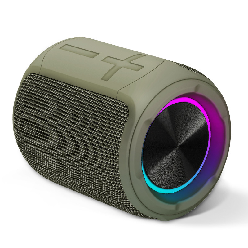 orador sem fio portátil de 2200mAh TWS Bluetooth com luzes coloridas do diodo emissor de luz do RGB